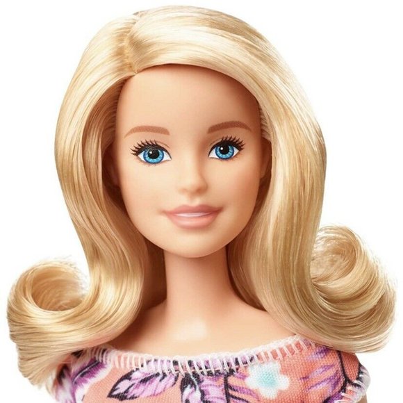 Barbie Flower Tropical Dress Blond Doll. - Picture 3 of 4